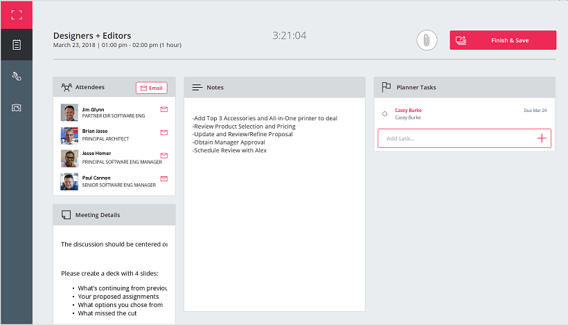 New Office Templates Meeting Capture QuickTask and 